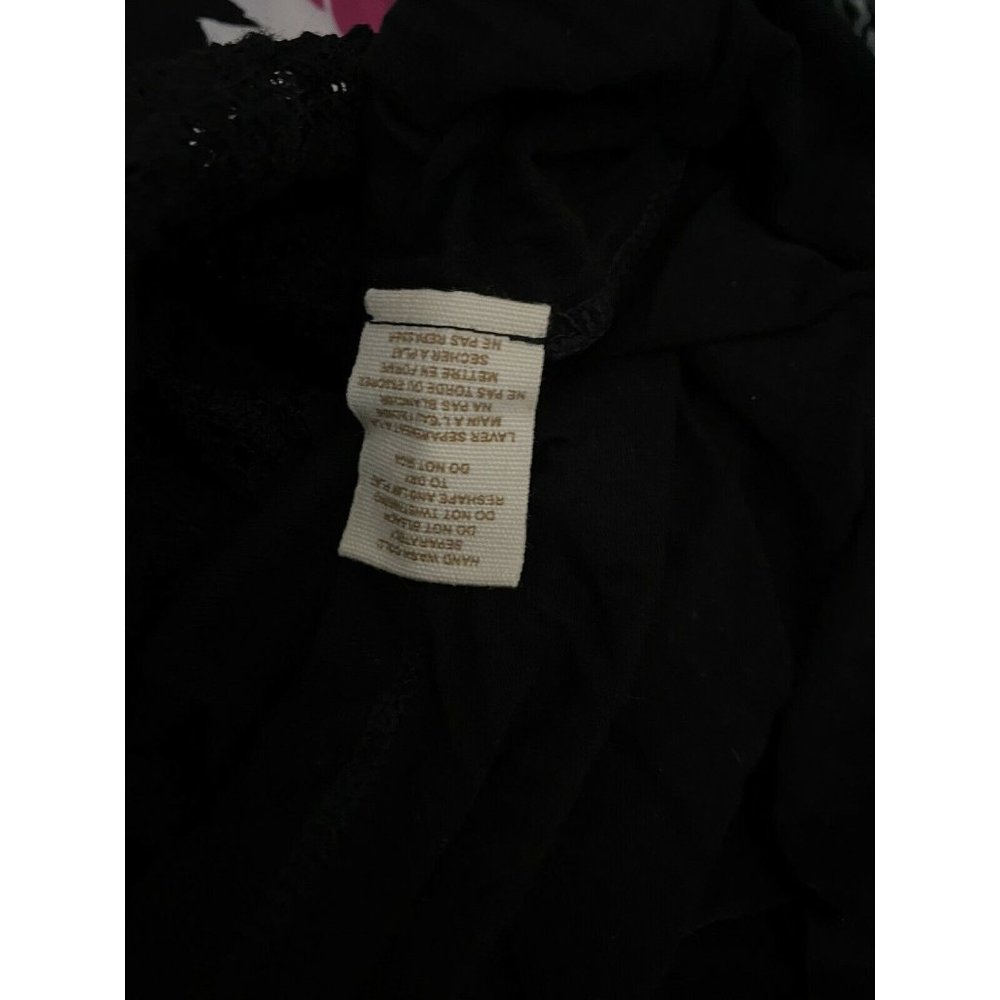 Free People Dress Size Small Sleeveless Jeweled Neckline Black Lace Midi Women's - Picture 4 of 5